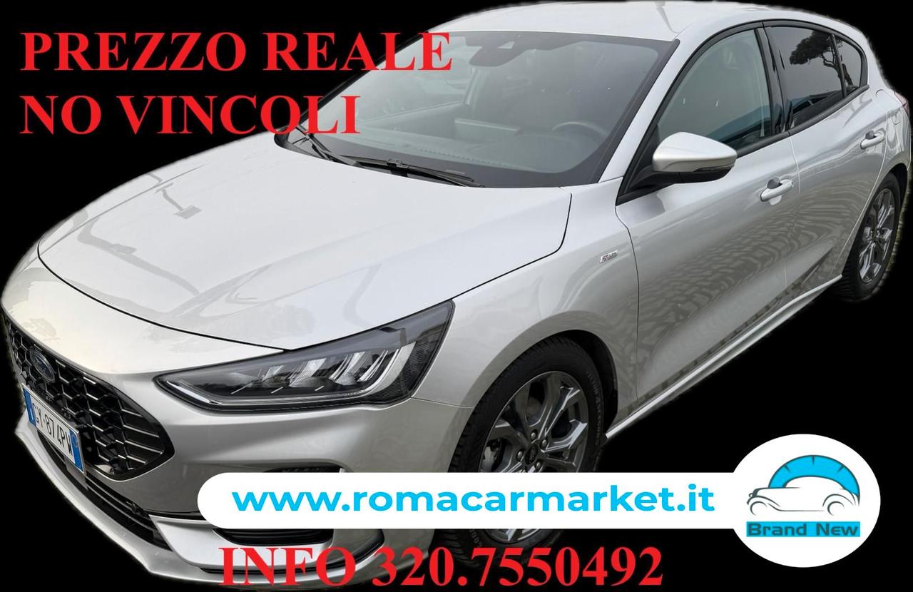 Ford Focus 5 Porte Focus 1.5 ecoblue ST-Line 115cv auto KM CERTIFICATI