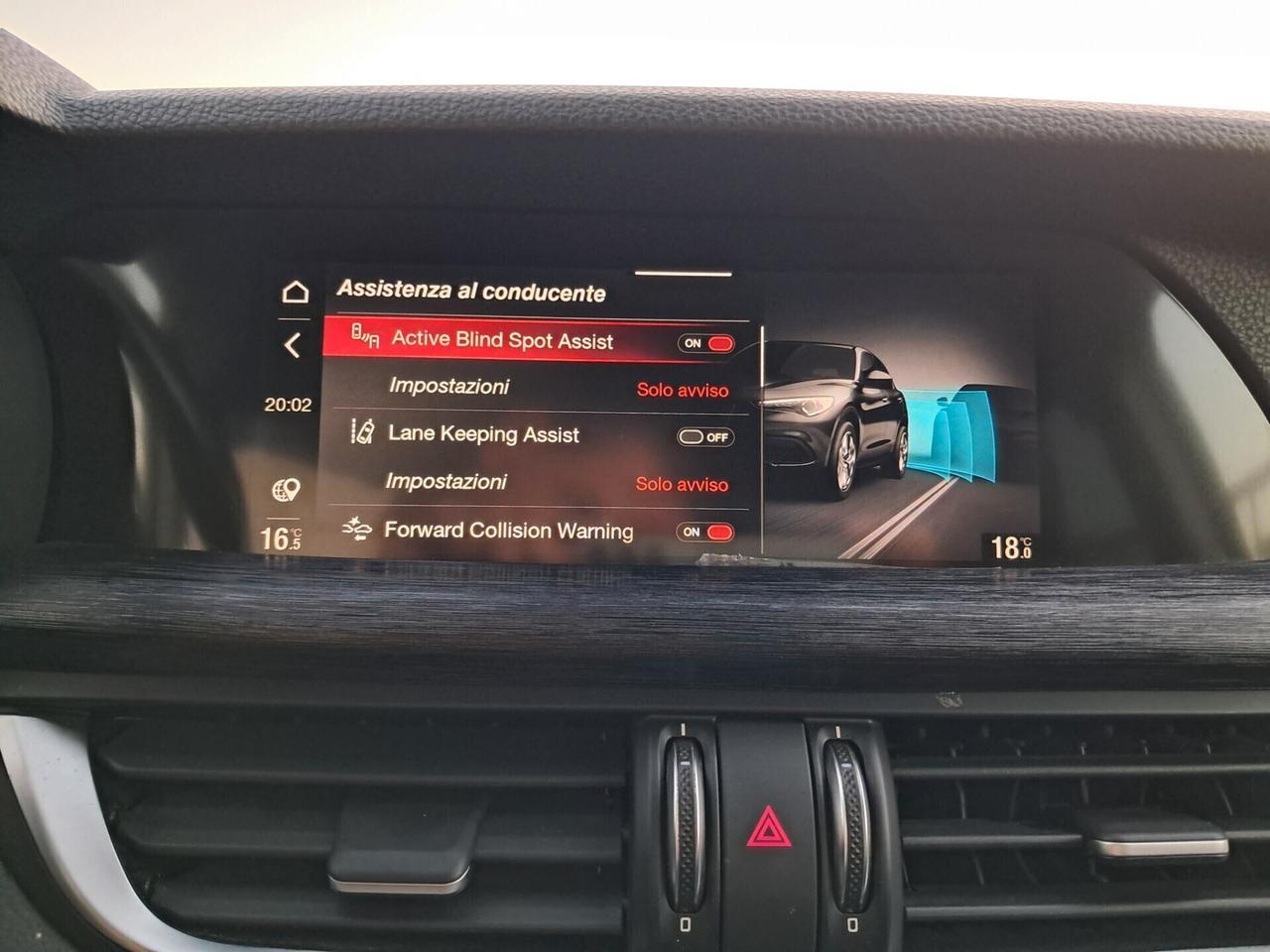 Alfa R. Stelvio 190 CV * AT8 Q4 *LED-PELLE-CERCHI 20*