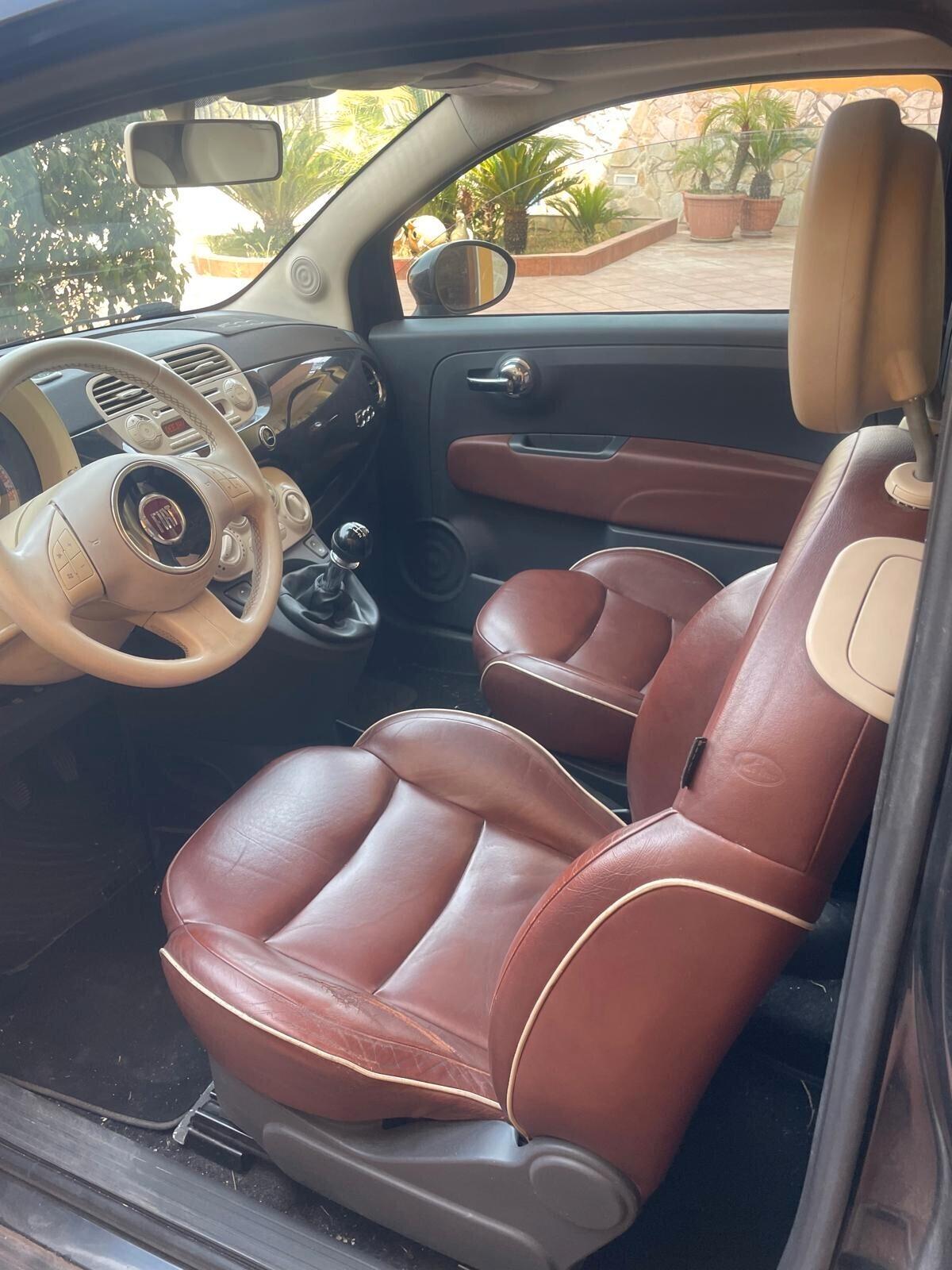 Fiat 500 1.2 Lounge *PELLE *TETTO APRIBILE - 2011