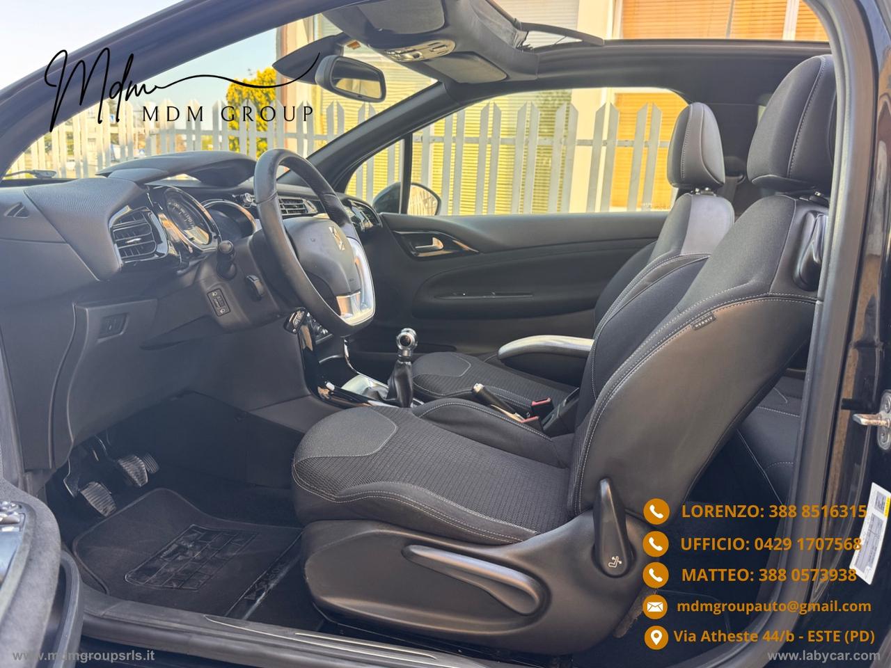 DS AUTOMOBILES DS 3 1.2 VTi 82 Chic Cabrio OK NEOPATENTATO