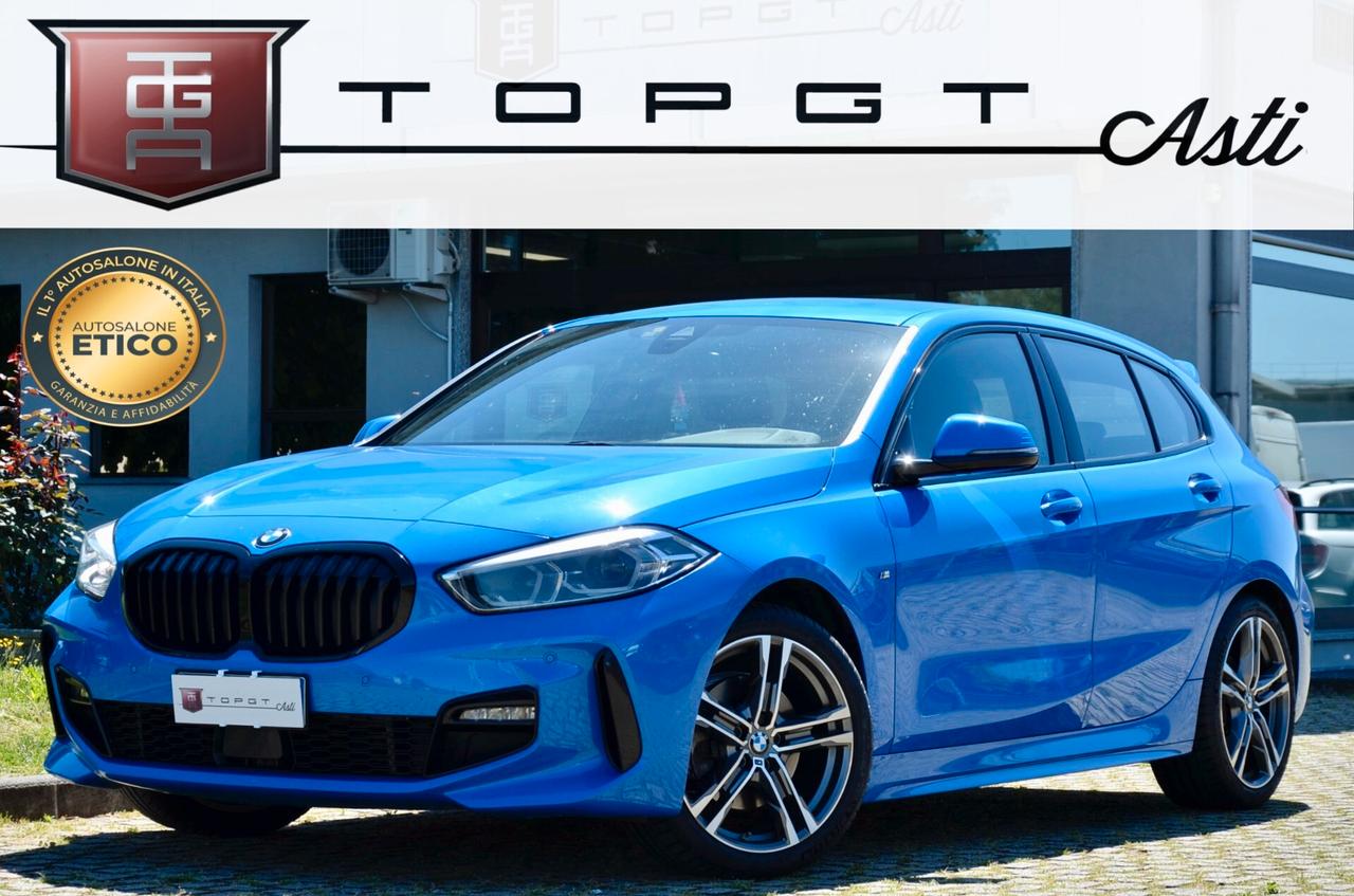 BMW 116d MSPORT 116cv AUTO, SERVICE BMW, UFF ITALIANA, EURO 6D, NAVI, APPLE ANDROID, PERMUTE