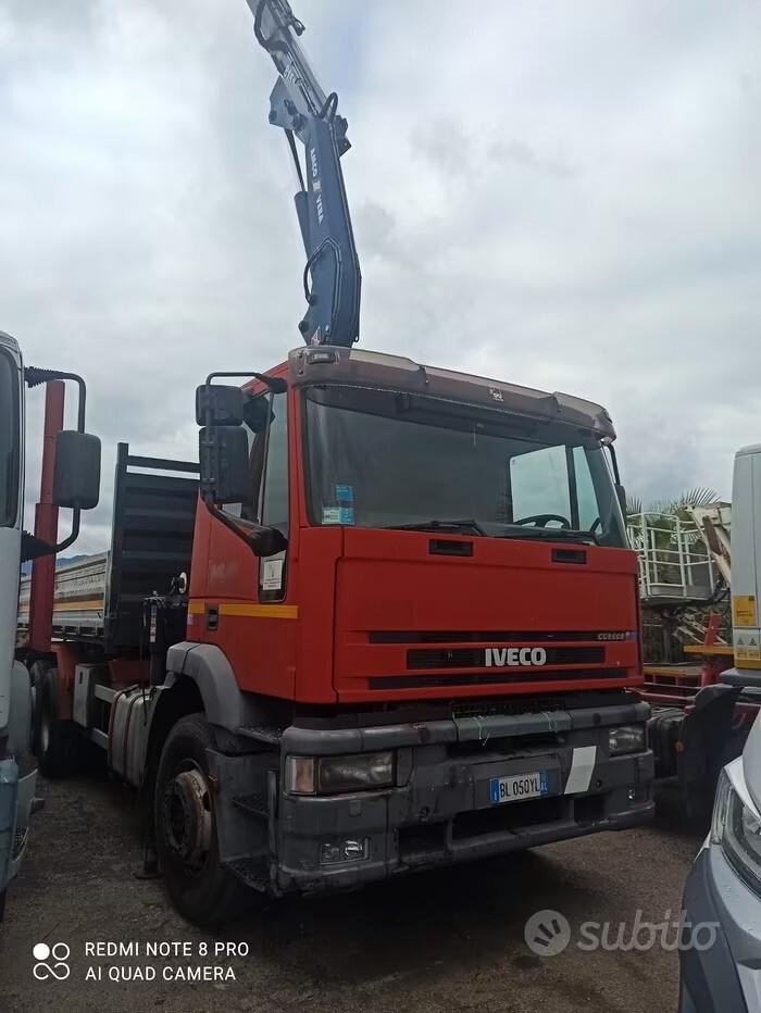 Iveco 260e35 gru ribaltabile //motore rotto//!!