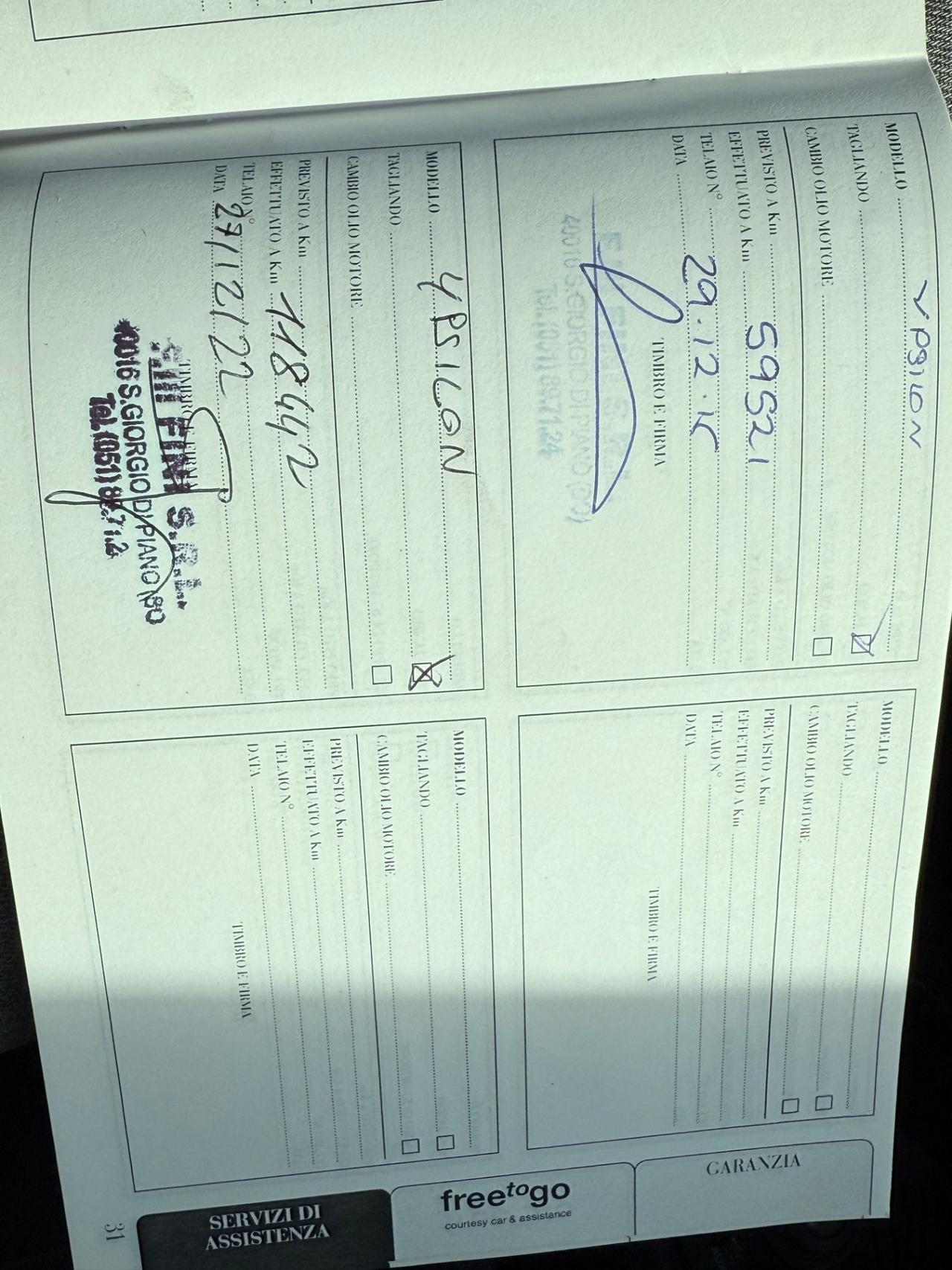 Lancia Ypsilon 1.2 69 CV 5 porte GPL Ecochic Gold