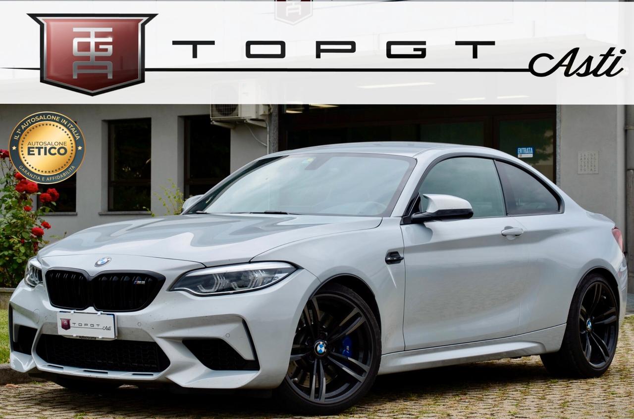BMW M2 COUPE 3.0 COMPETITION 411cv DKG, TUTTI SERVICE UFF BMW, UFF ITALIANA, EURO 6D, HI-FI HARMAN/KARDON, RETROCAMERA, PERMUTE