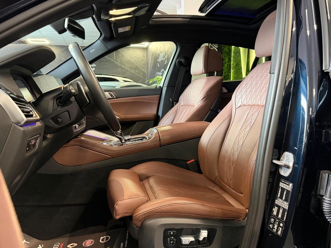 BMW X6 40D M-SPORT X-DRIVE 3.0 MHEV 48V 340CV TETTO PELLE NAVI ANNO 2022