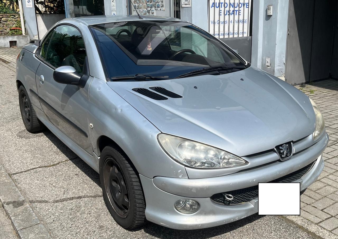 PEUGEOT 206 1.6 CABRIO 16V BENZINA/GPL - PREZZO PER COMMERCIANTI