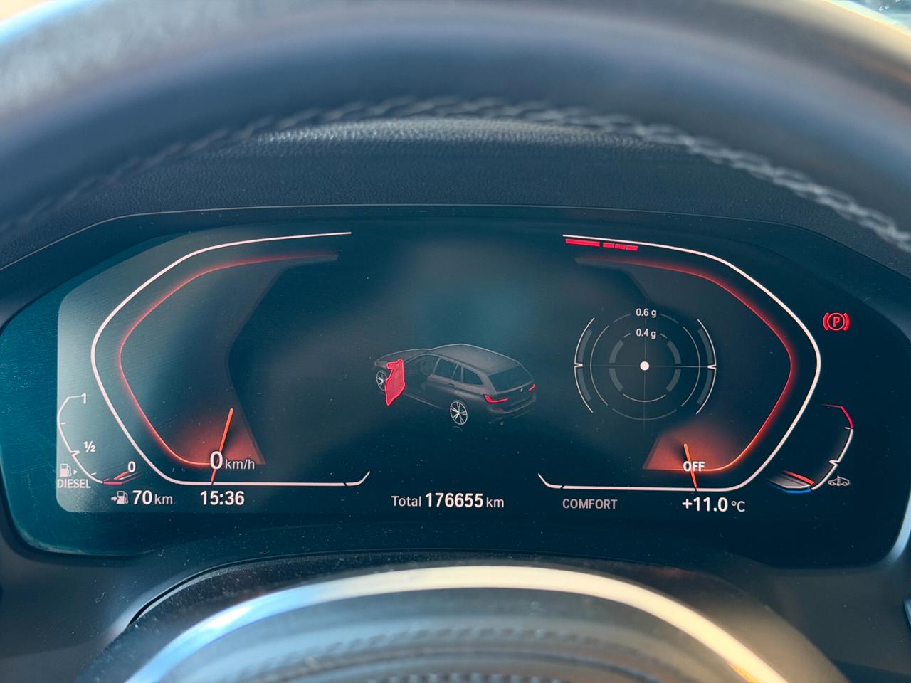 BMW 330d 3.0cc 265Cv Touring xdrive Msport auto gancio traino