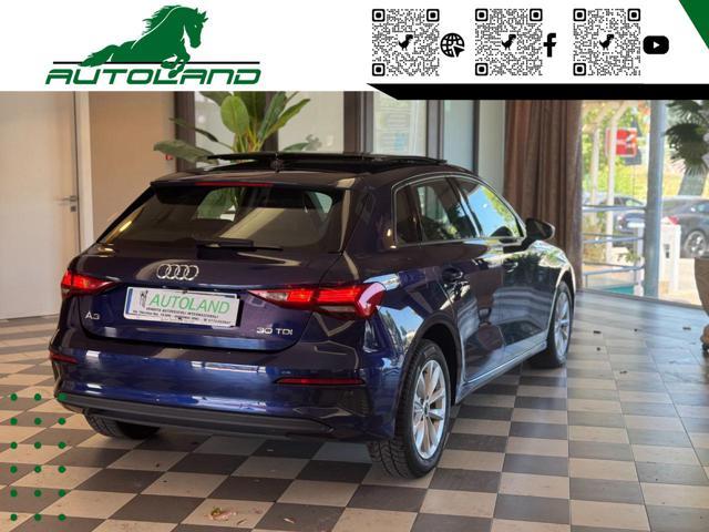 AUDI A3 SPB 30 TDI 116CV CronoTagliandi Tetto Panorama