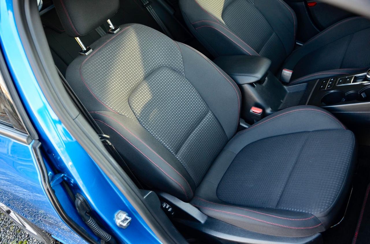 FORD FOCUS SW 1.0 ECOBOOST ST-LINE CO-PILOT 125cv AUTO, PREZZO REALE, SERVICE CERTIFICATI, UFF ITALIANA, EURO 6D, FARI FULL LED, RETROCAMERA, NAVI, PERMUTE