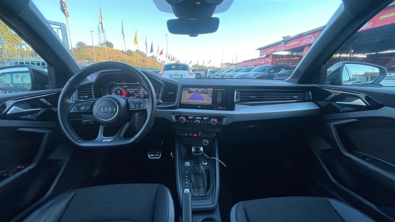 Audi A1 SPORTBACK| S-LINE| 116CV |LUCI AMBIENTE |RETROCAMERA |CERCHI 18'' | PELLE| PRONTA CONSEGNA|
