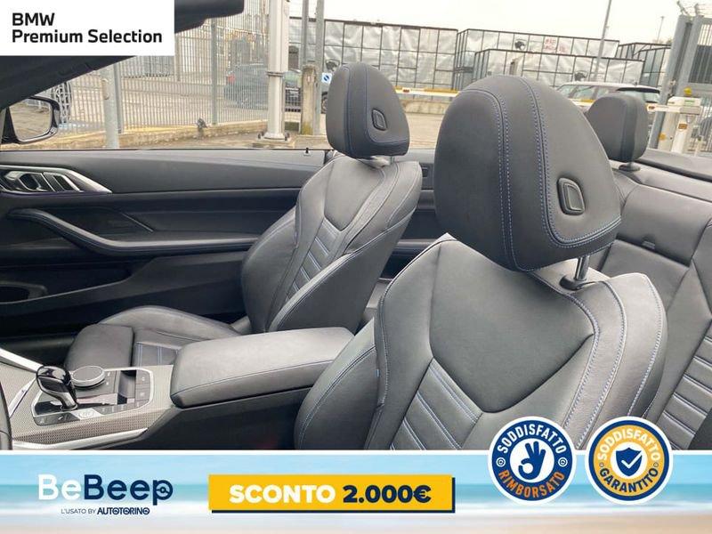 BMW Serie 4 Cabrio 420D CABRIO MHEV 48V MSPORT AUTO