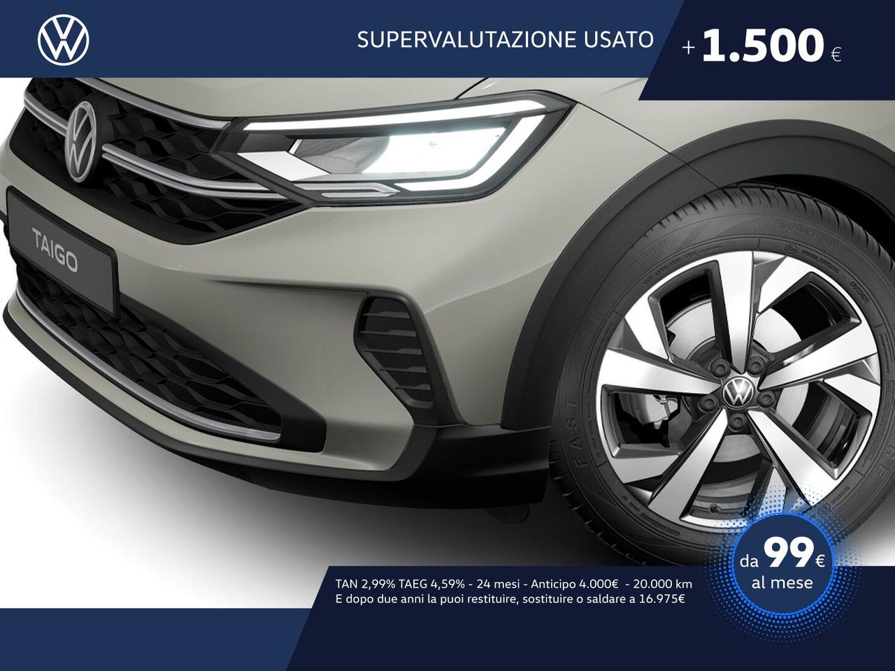 Volkswagen Taigo 1.0 tsi edition plus 95cv