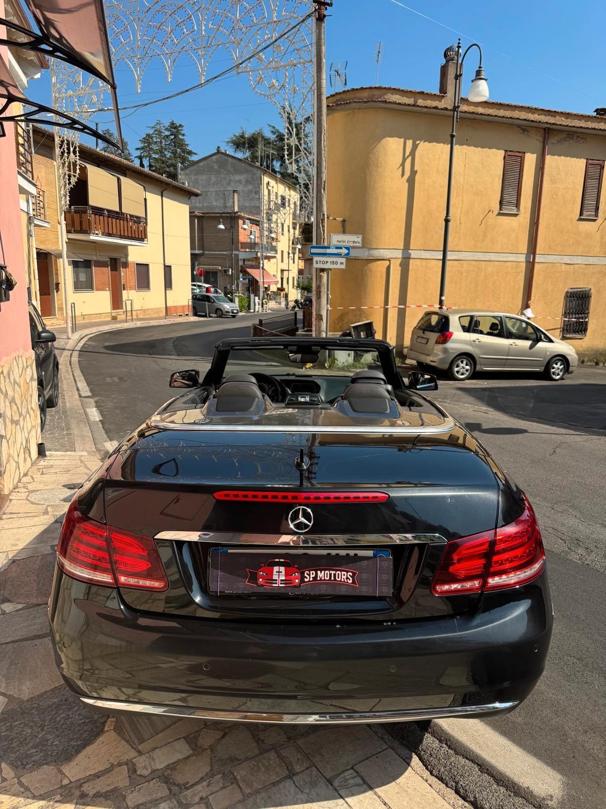 Mercedes-benz E 350 d Cabrio Automatic Premium 252 cv, SERVICE MB, FULL OPT, DA VETRINA, RARA