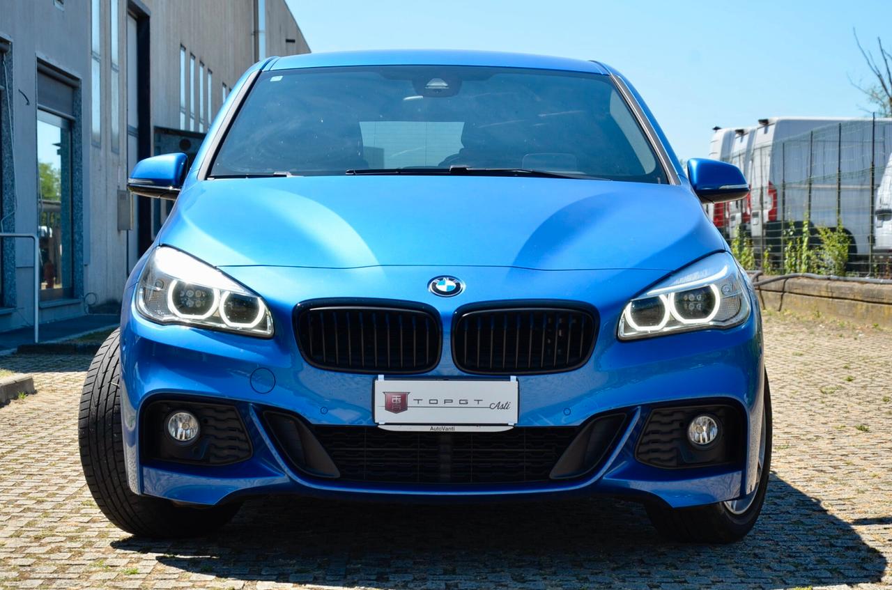 BMW 218i GRAN TOURER MSPORT 136cv AUTO, UNICOPROPRIETARIO, UFF ITALIANA, SERVICE UFF BMW, FULL LED, NAVI, PERMUTE