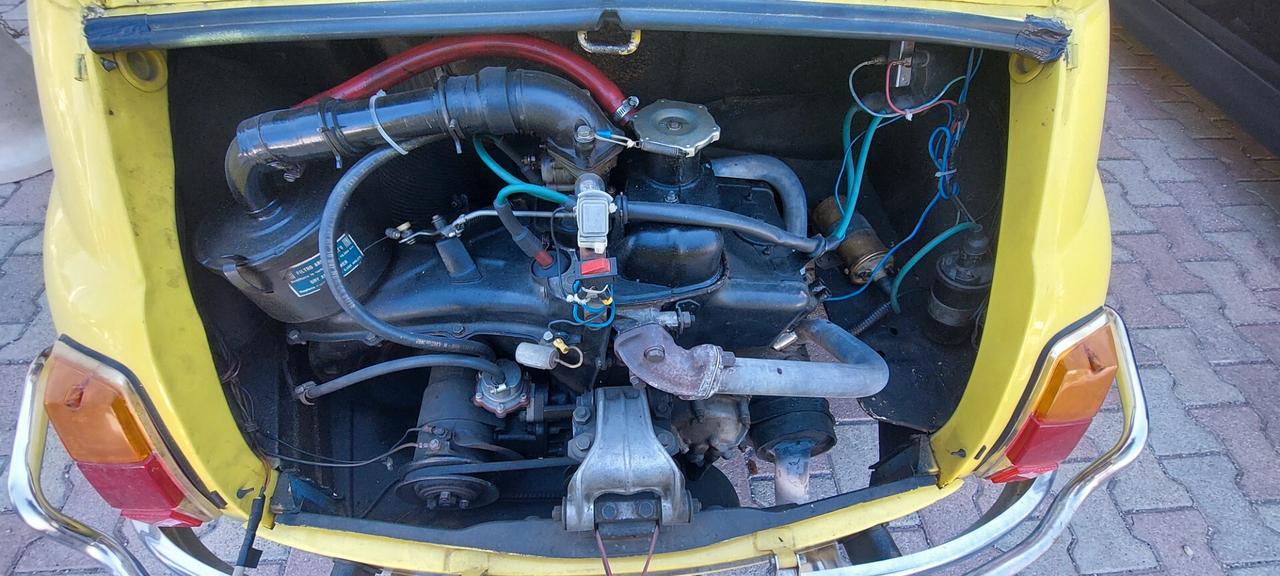 FIAT 500 TUTTA ORIGINALE CON PARECCHIE MODIFICHE TETTO APRIBILE MOTORE COME NUOVO