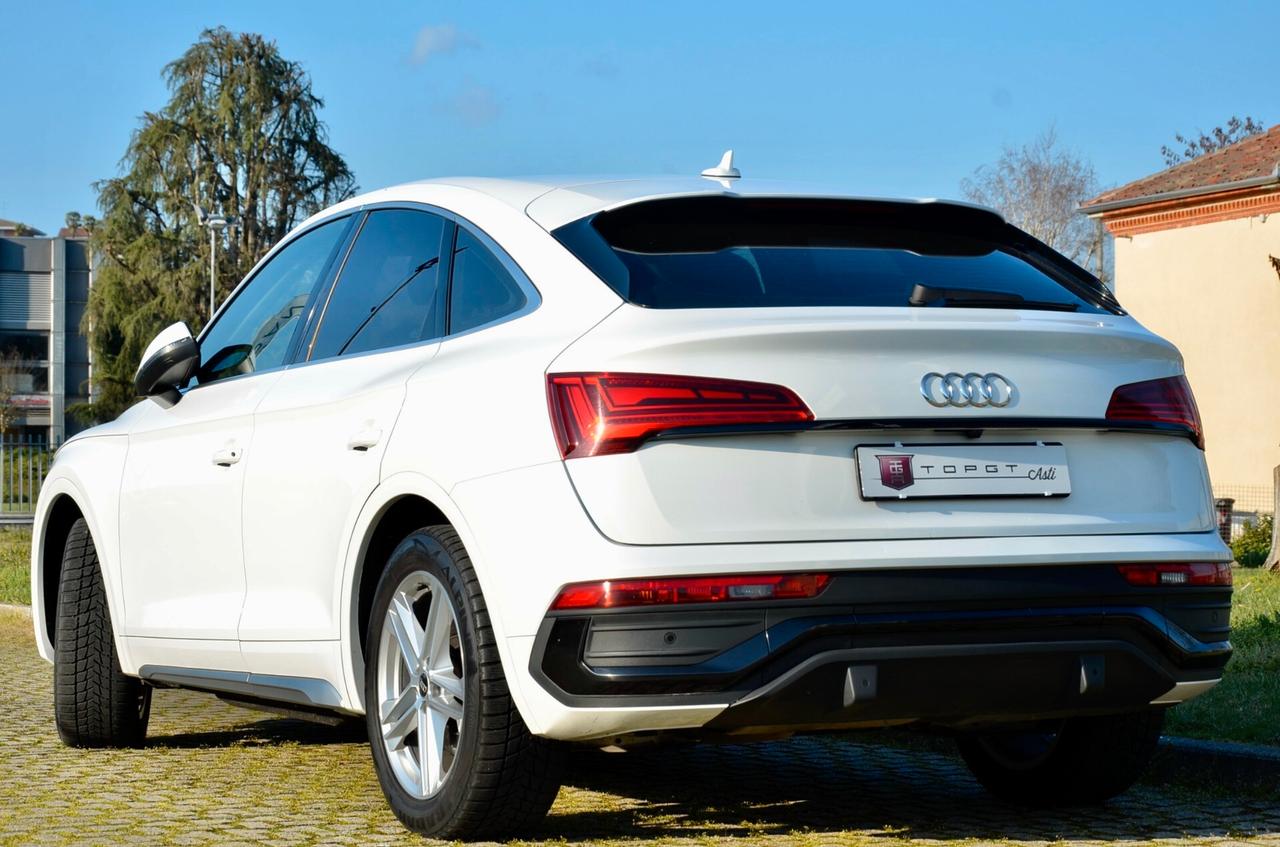 AUDI Q5 SPORTBACK 35 2.0 TDI MHEV 12V S-LINE 163cv S-TRONIC, EURO 6D, UNICOPROPRIETARIO, FULL LED, RETROCAMERA, PERMUTE