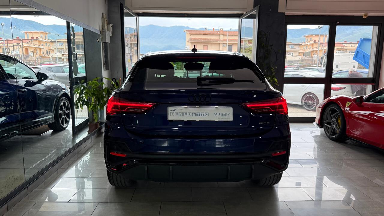 AUDI Q3 SPORTBACK 2.0 TDI QUATTRO S LINE S TRONIC IDENTITY BLACK