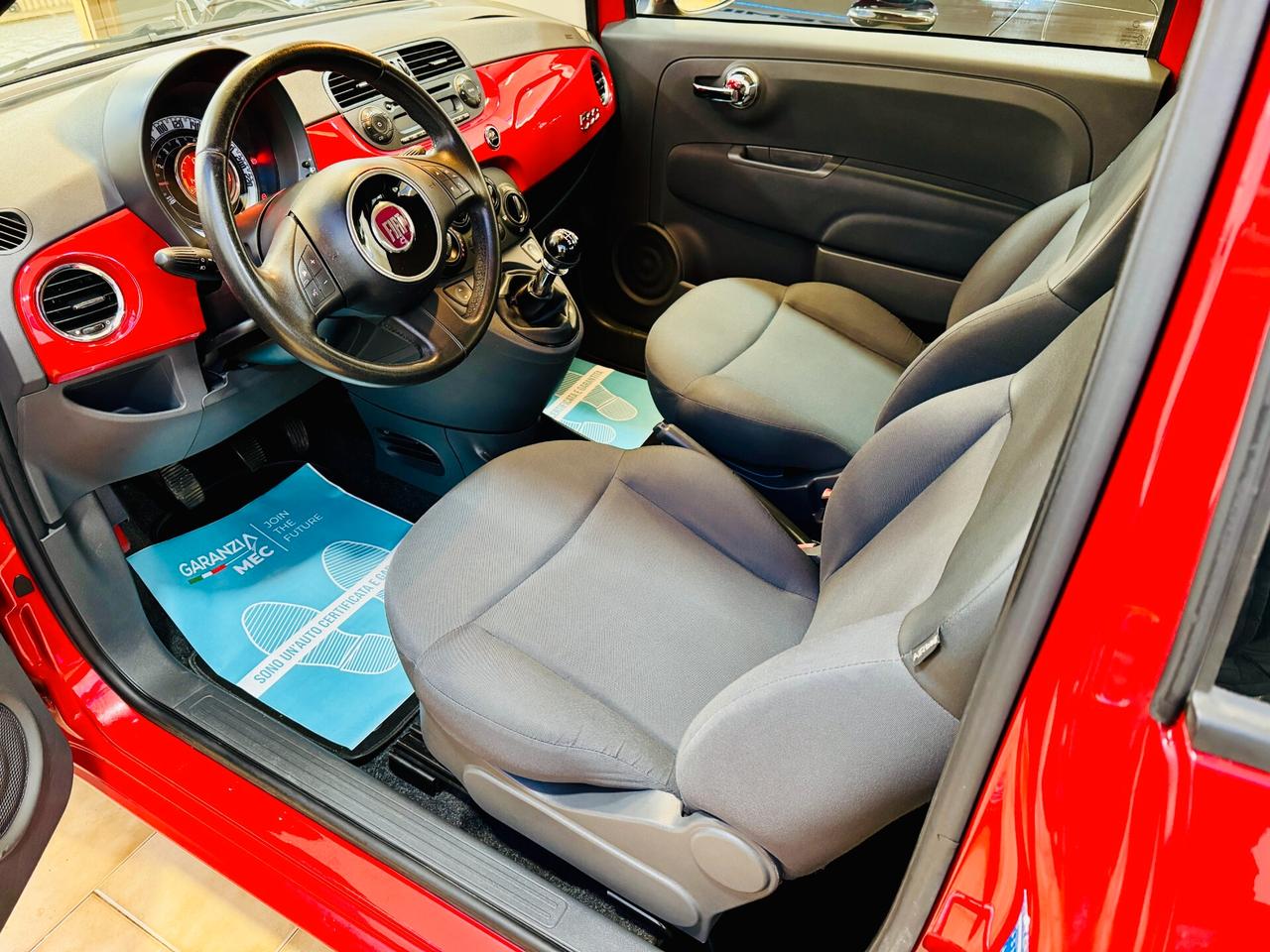 Fiat 500 Lounge 1.2 Benz 69Cv Sensori Parc. / Comandi al volante