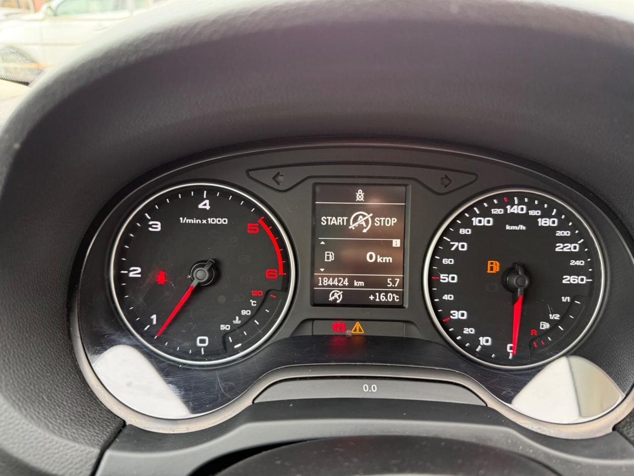 Audi A3 1.6 TDI 5PORTE .UNICO PROPRIETARIO