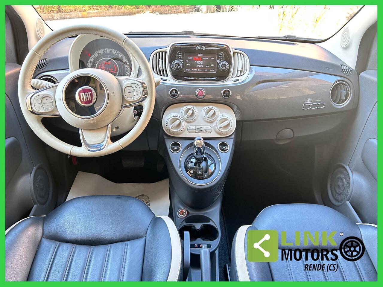 Fiat 500 1.2 Km 31.200 - Pelle Frau - 2016