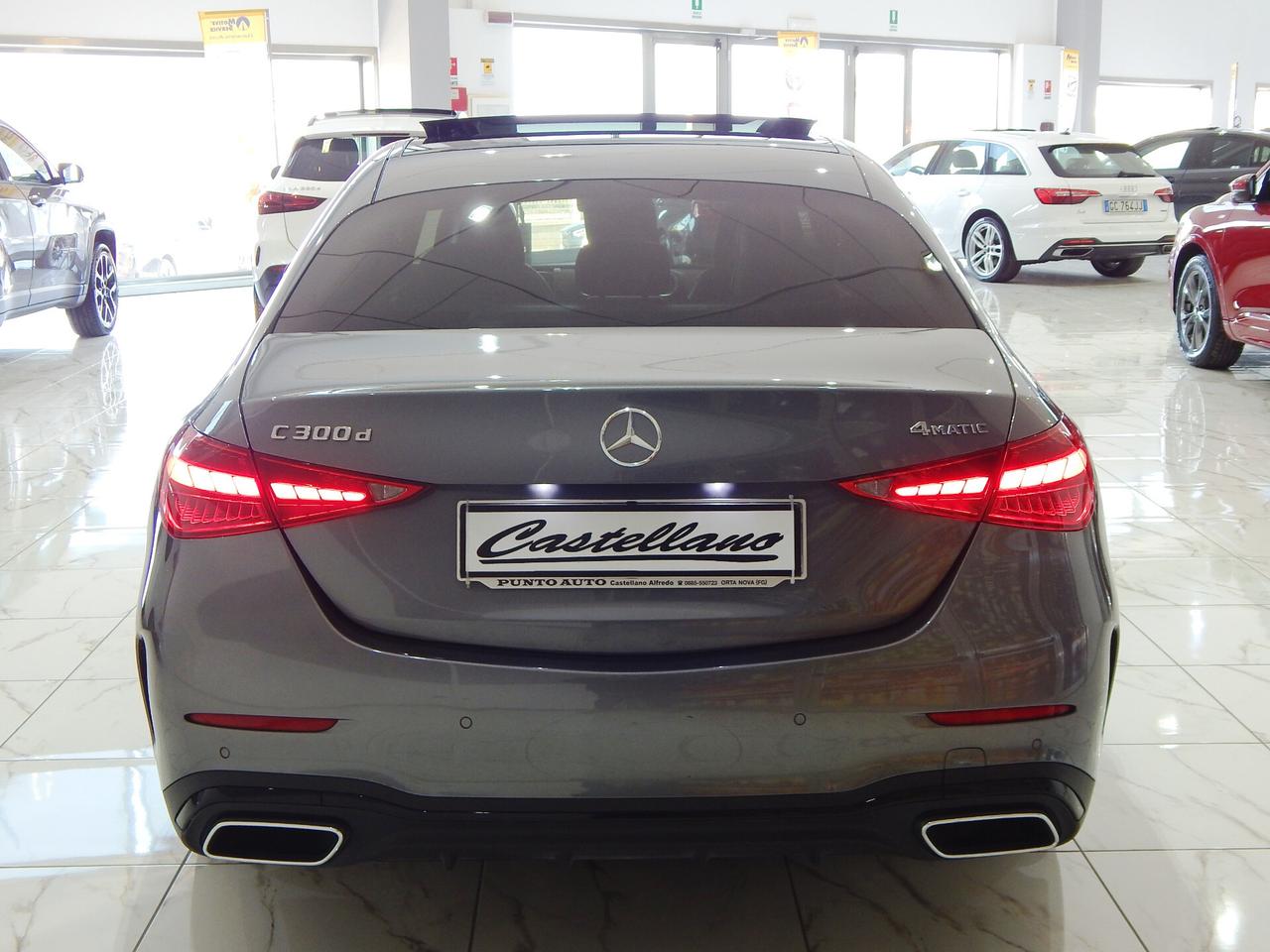 Mercedes-Benz C 300 d mhev Premium Plus AMG 4matic TETTO-NAVI-PELLE