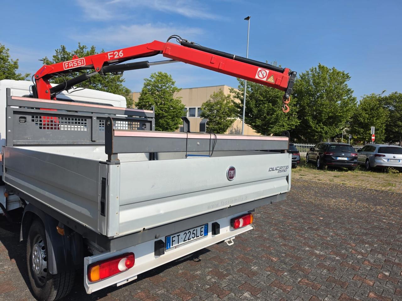 Fiat Ducato Maxi 35 2.3 Mjt doppia cabina allestito con Gru Fassi