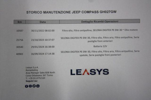 JEEP Compass 1.3 Turbo T4 190 CV PHEV AT6 4xe Business