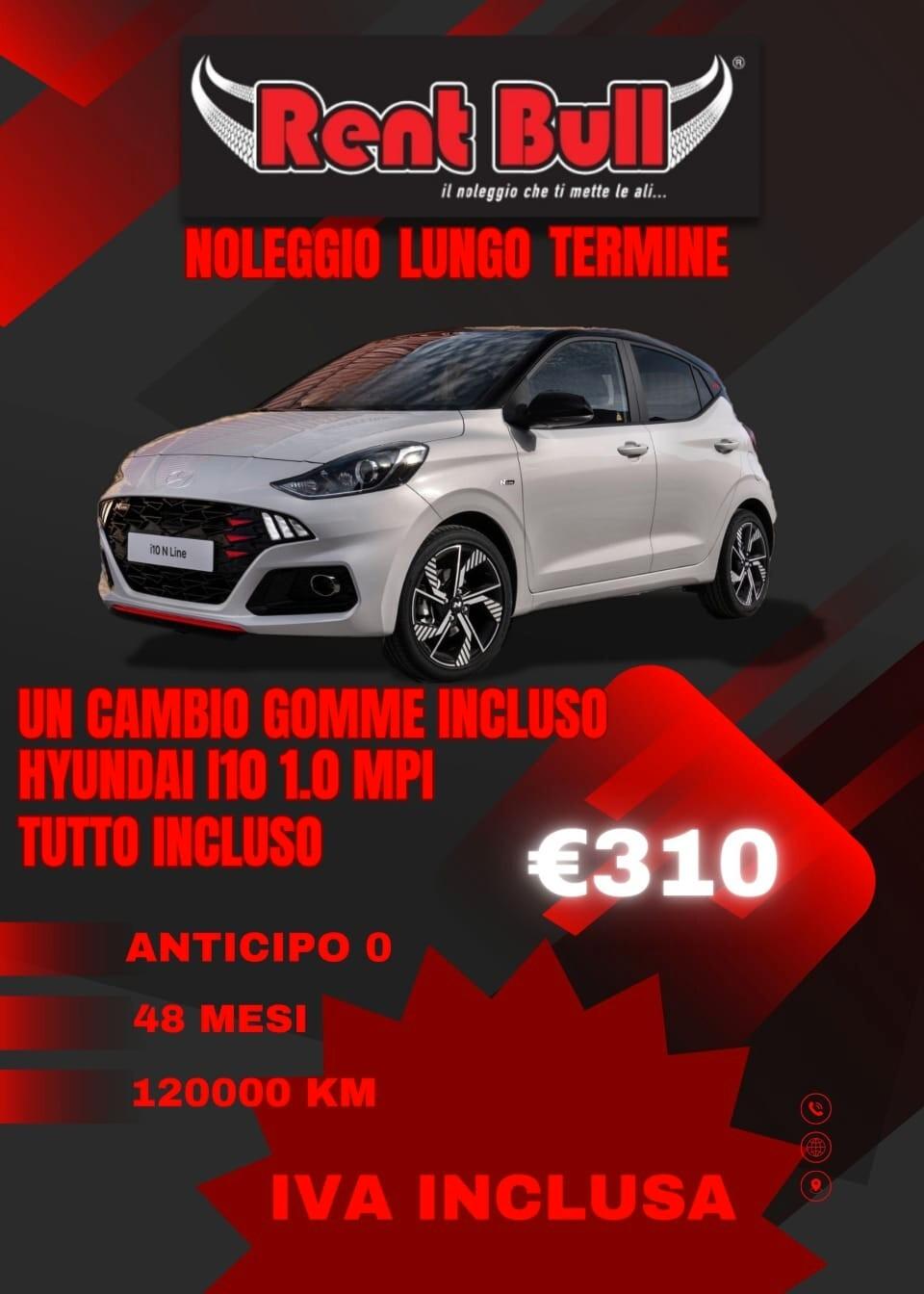 NOLEGGIO A LUNGO TERMINE HYUNDAI I10