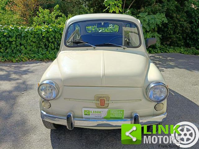 FIAT 600 D FANALONA LIBRETTO E TARGHE ORIGINALI
