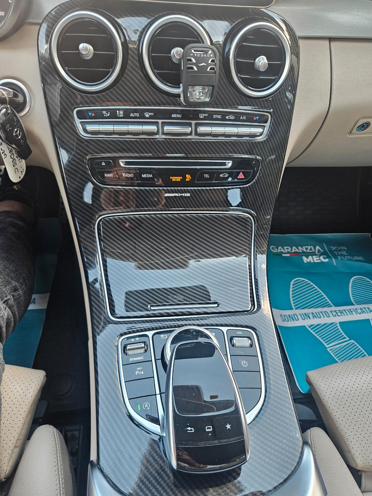 Mercedes-benz C 220d. Auto PAK AMG EURO6B AUTOMATICO