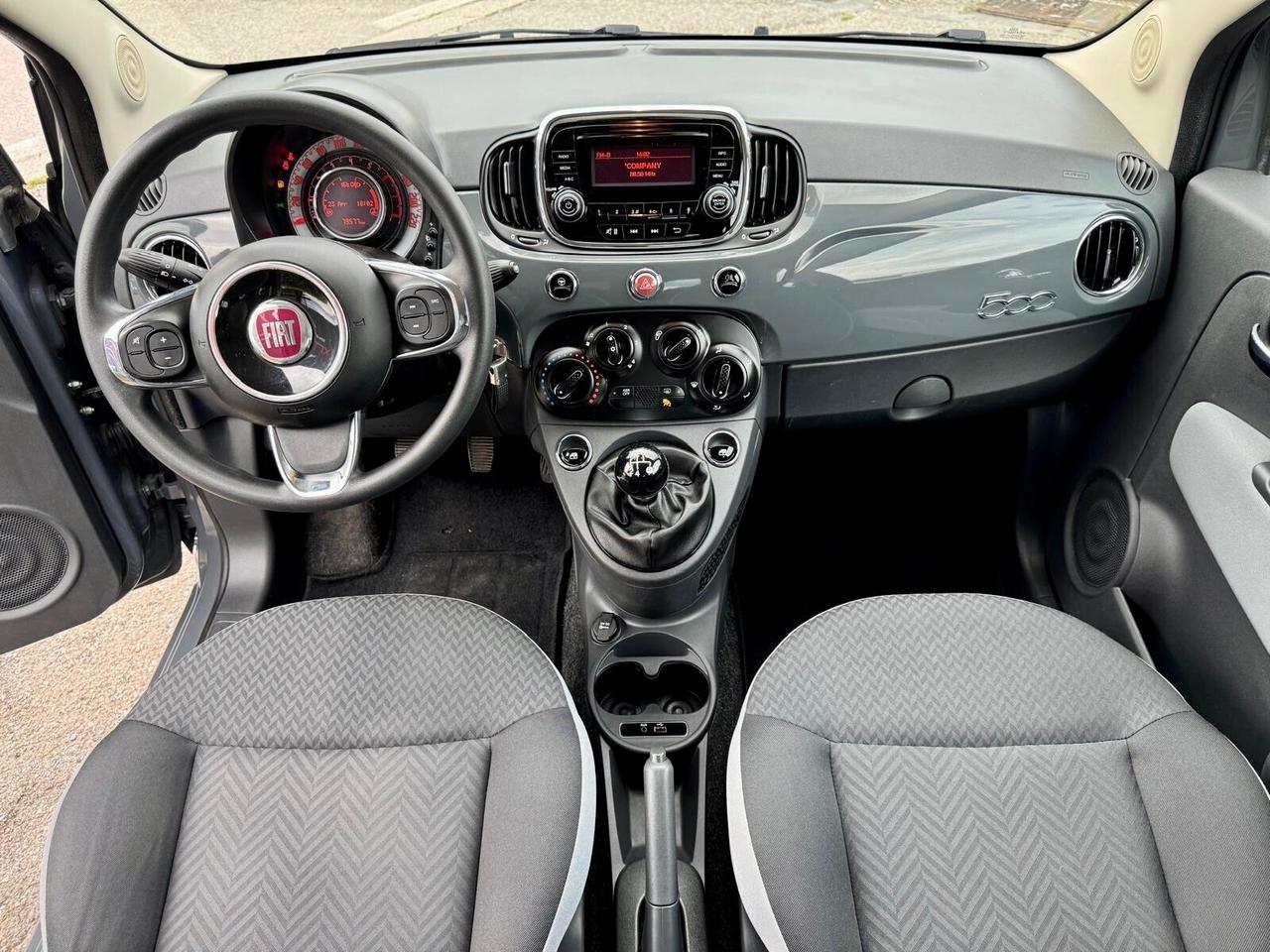 FIAT 500 1.2I - 69CV 2017 79.500KM OK NEO PATENTATI