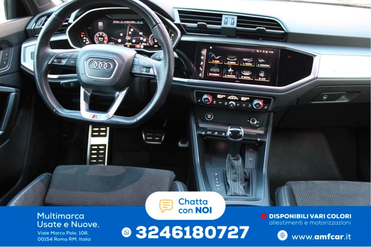 Audi Q3 Sportback 2.0 TDI 3x S Line LED/Virt/Keyles