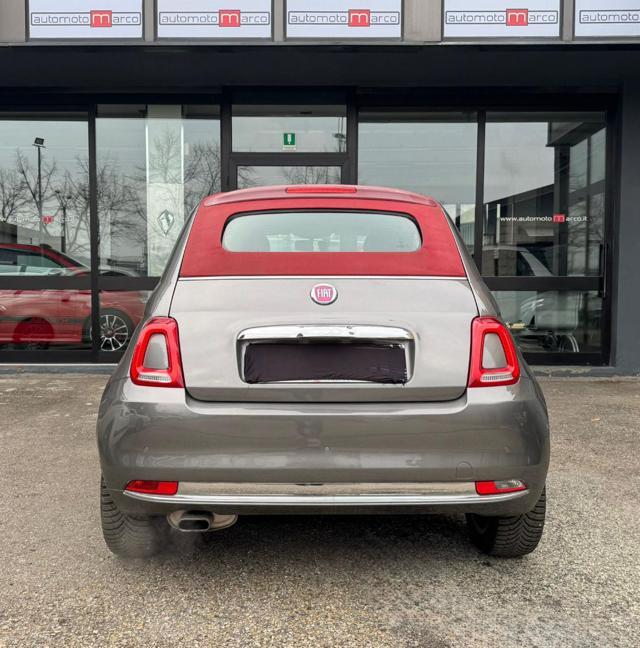 FIAT 500C 1.2 LOUNGE *53000Km!* *ECCELLENTE* *CAPOTE ROSSA*