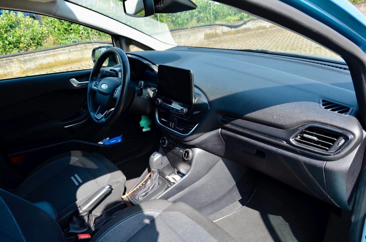 FORD FIESTA 5p. ACTIVE 1.0 ECOBOOST MILD HYBRID 125cv AUTO, UNICOPROPRIETARIO, EURO 6D, UFF ITALIANA, SERVICE FORD, RETROCAMERA, APPLE ANDROID, PERMUTE