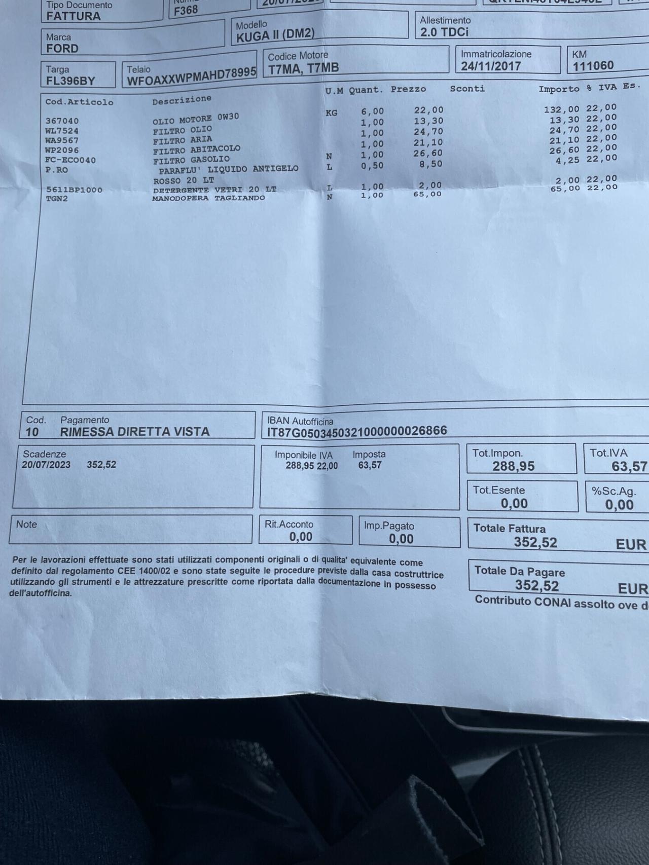 Ford Kuga 1.5 TDCI 120 CV S&S 2WD*Navi*Euro6 *Cerchi*