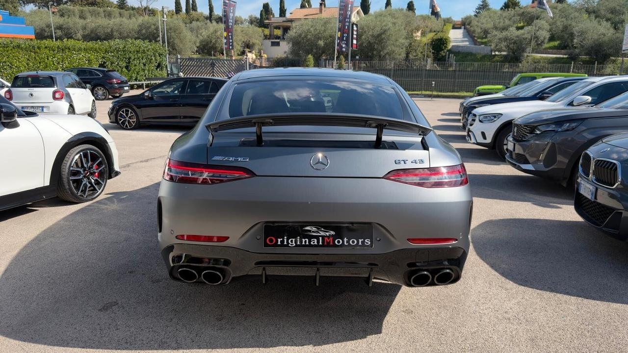 Mercedes-benz GT Coupé 4 43 4Matic+ Mild hybrid AMG *PRONTA CONSEGNA*SEDILI A GUSCIO* TETTO PANORAMICO*BURMESTER*