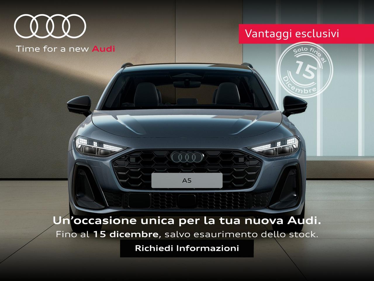 Audi A5 avant 2.0 e-hybrid s line edition quattro 299cv s-tronic