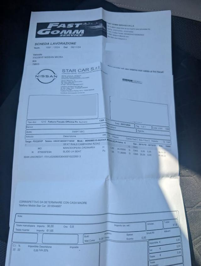NISSAN Micra 1.5 dCi 8V 5 porte Visia+ TAGLIANDATA