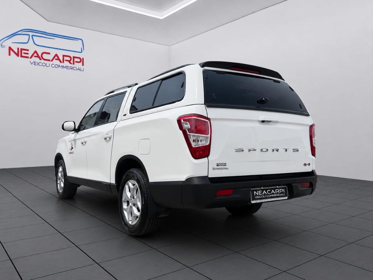 SsangYong Rexton SPORTS XL 2.2 DOUBLE CABINA 4X4 COVER APRIBILE-RETROCAMERA