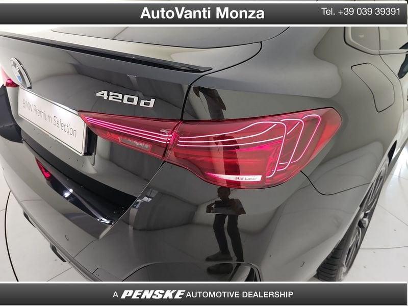 BMW Serie 4 420d Gran Coupe mhev 48V xdrive MSport Pro auto + DOPPIO TRENO DI PNEUMATICI