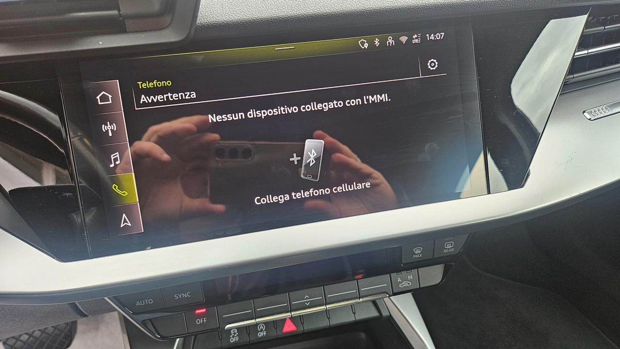 Audi A3 Sportback 2.0 tdi s-tronic NAVY-VIRTUAL-LED