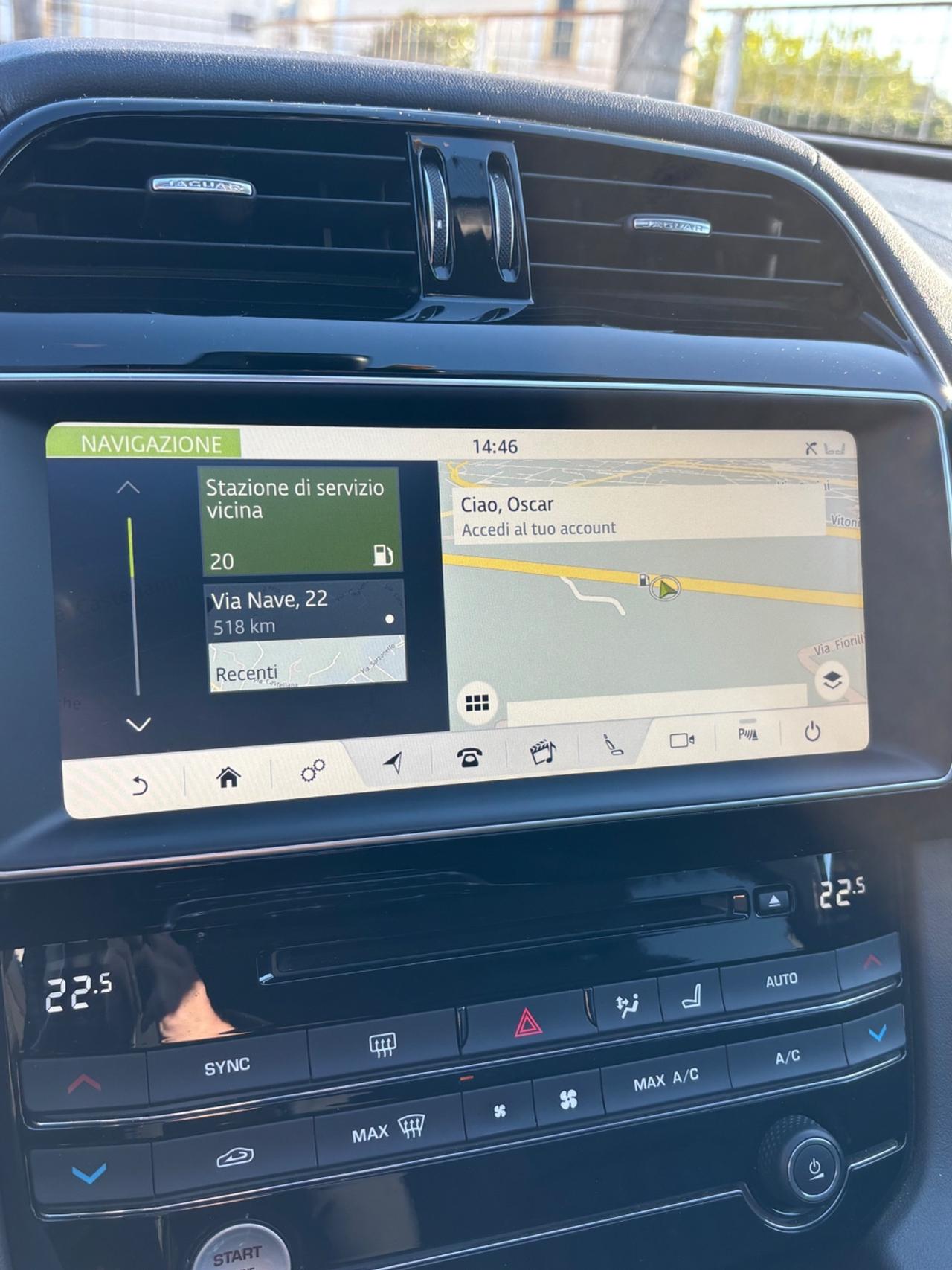 JAGUAR F-PACE 2.0 D 240CV TETTO APRIBILE FULL