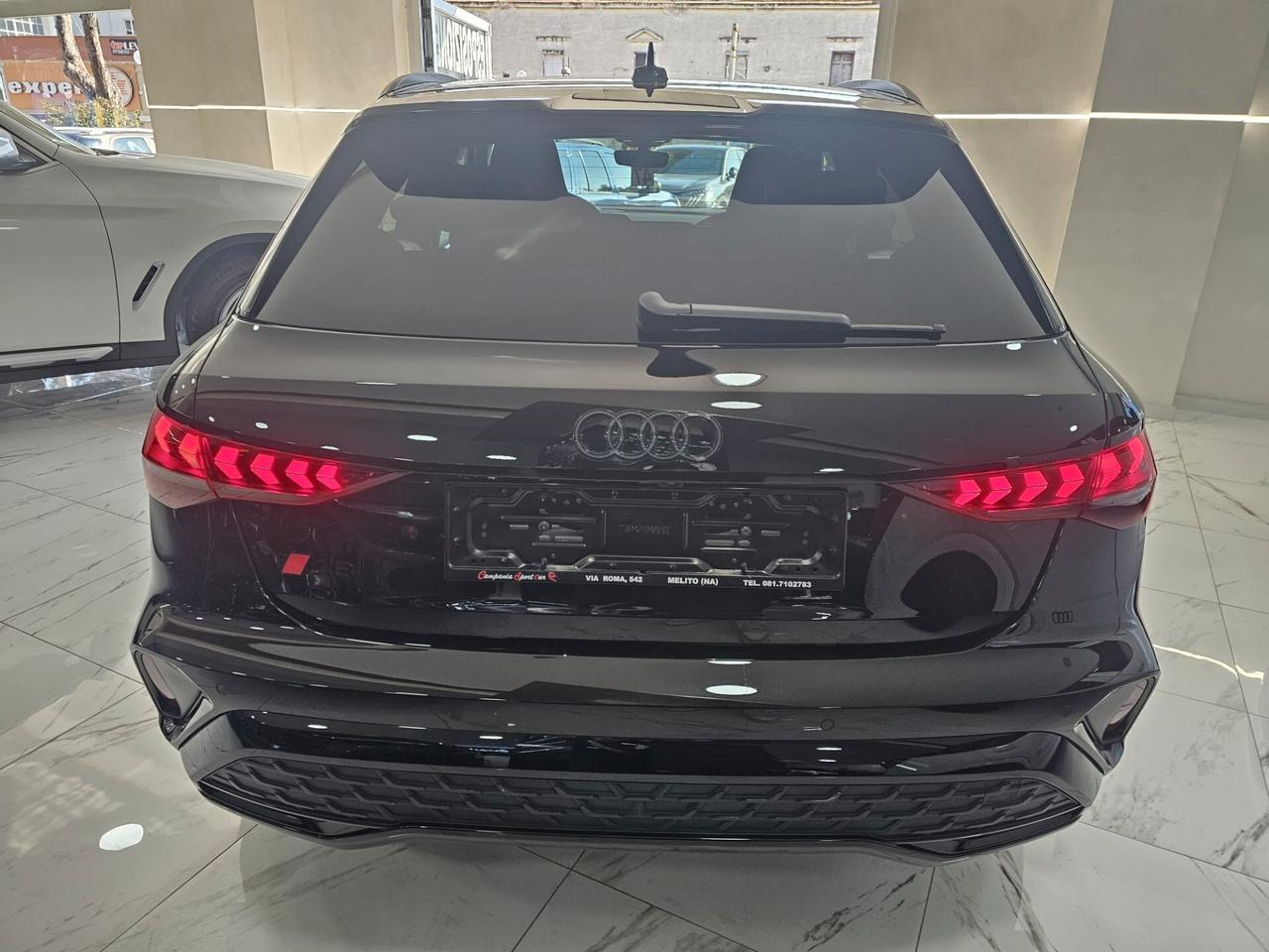 NUOVA AUDI A3 SPORTBACK S-LINE 35 TDI 150CV S-TRONIC IDENTITY BLACK