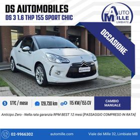 DS AUTOMOBILES DS 3 1.6 THP 155 Sport Chic