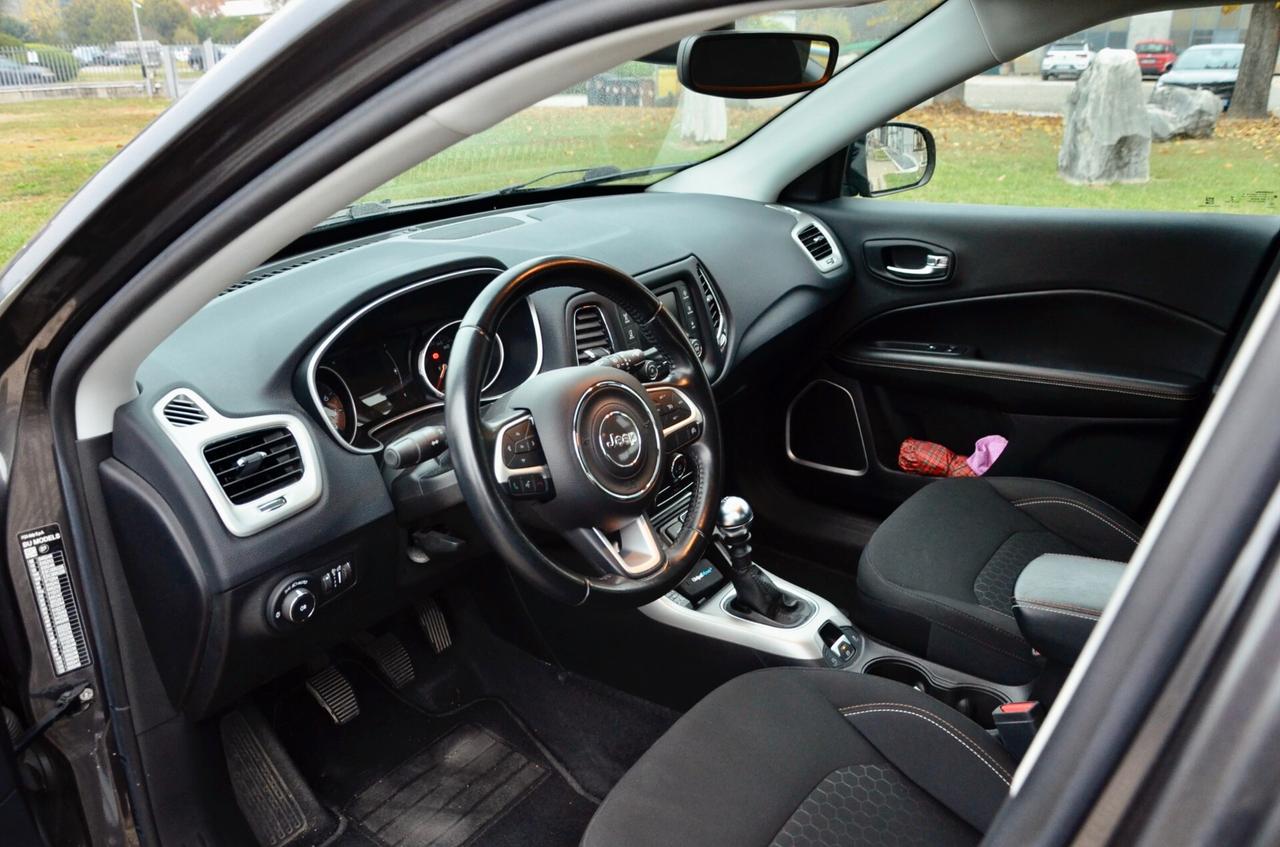 JEEP COMPASS 1.3 TURBO T4 2WD 131cv, EURO 6D, BLUETOOTH, A/C, PERMUTE