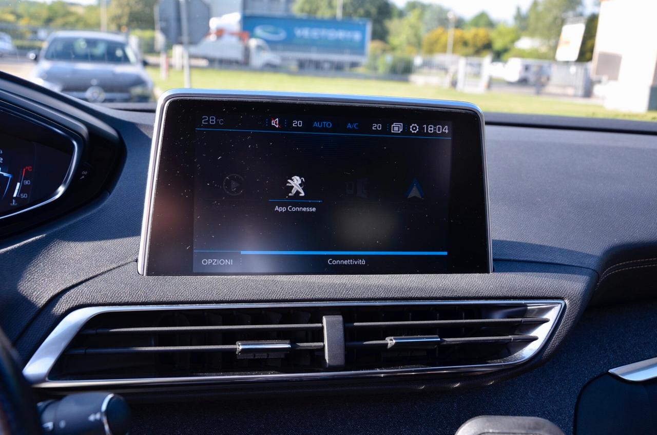 PEUGEOT 5008 1.2 PURETECH GT-LINE 131cv AUTO 7 POSTI, UNICOPROP, SERVICE PEUGEOT, EURO 6D, TETTO, RETROCAMERA 360°, PERMUTE