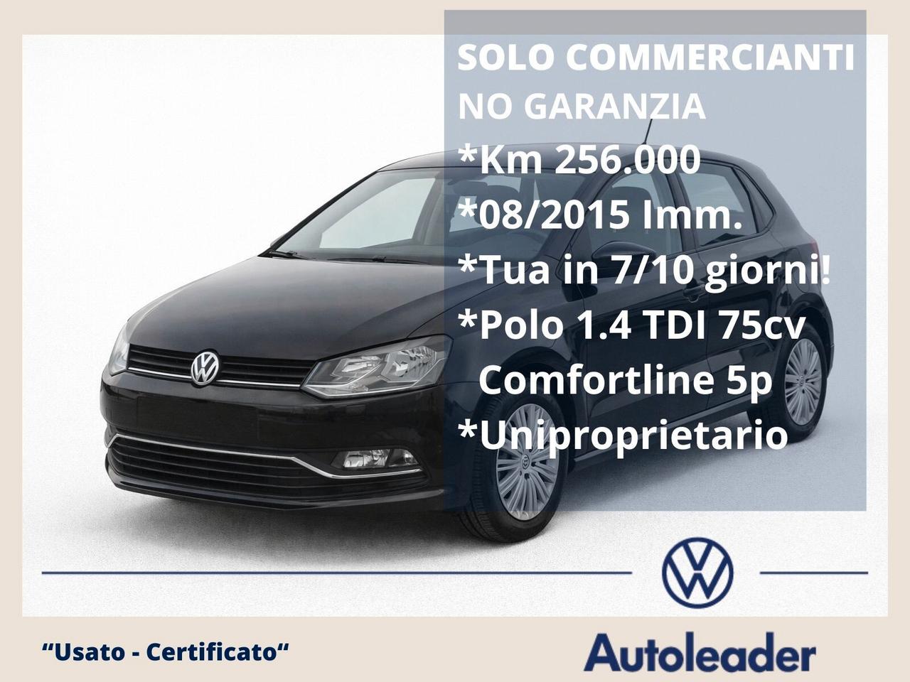 Volkswagen Polo 1.4 TDI 5p. Comfortline BlueMotion Technology