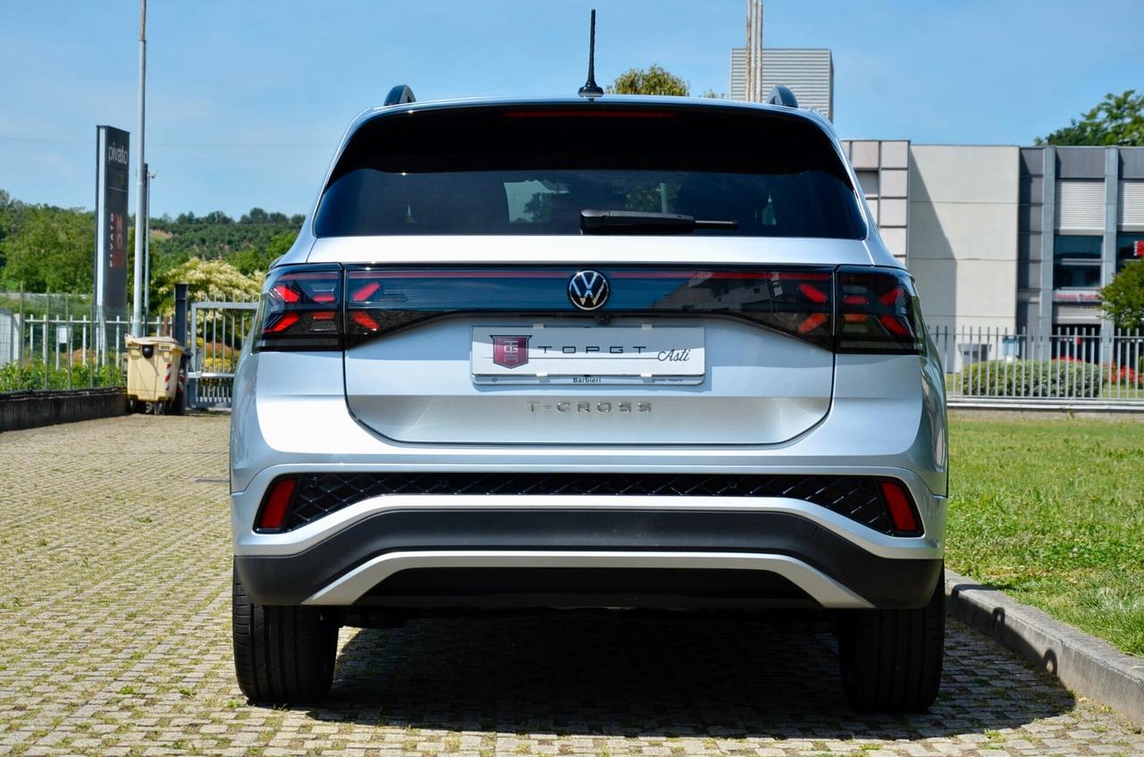 VW T-CROSS 1.0 TSI R-LINE 115cv DSG, UNICOPROPRIETARIO, GARANZIA UFF VW, EURO 6E, AUTO PARI AL NUOVO, UFF ITALIANA, IQ LED, PERMUTE