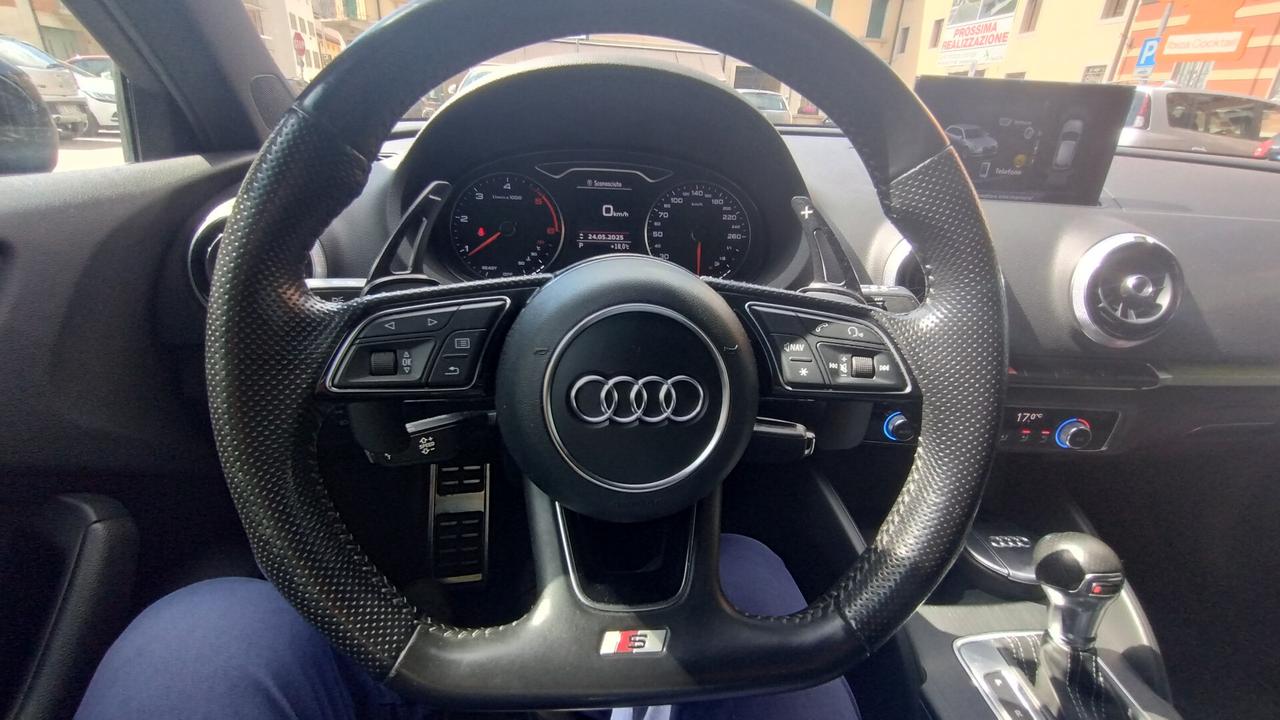 Audi A3 SPB 2.0 TDI 184 CV quattro S tronic S-Line