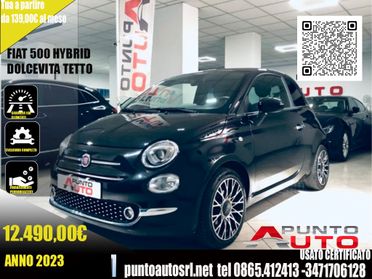 Fiat 500 1.0 Hybrid Dolcevita tetto- quadro digitale